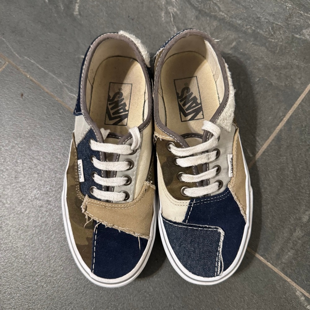Vans Authentic Patchwork Low Top Sneakers Womens … - image 6